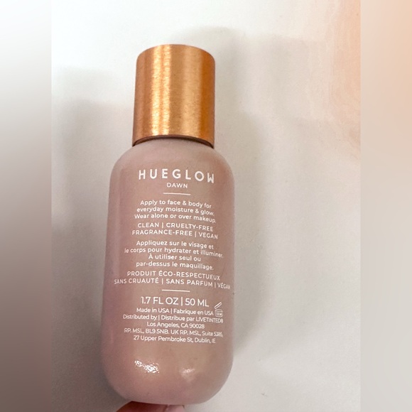 NWT Live Tinted Hueglow Jumbo Liquid Highlighter Drops in Color Dawn (Rose Gold) - Picture 9 of 13